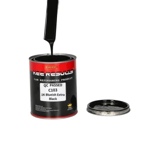 C103 Blueish Extra Black 1K Automotive Touch up Paint Color Match Masterbatch for Professional Auto Body Repair & 4S Shop