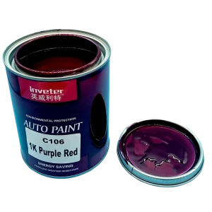 C106 Purple Red 1K Acrylic Automotive Refinish Spray Paint, Fast Drying