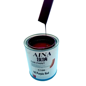 C106 Purple Red 1K Acrylic Automotive Refinish Spray Paint, High Gloss, Fast Drying, No Curing Required