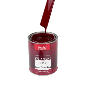 C110 Deep Purple Red Acrylic Automotive Refinish Paint, High Gloss, High Coverage, Strong Adhesion
