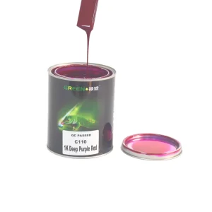C110 Deep Purple Red Color Masterbatch Paint Coating for Car Metal Topcoat Repair Barrel