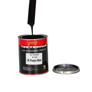 C122 1K Purple Blue Acrylic Car Paint Sapphire Texture Fusion Phantom High End Color Modification Selection Color Match
