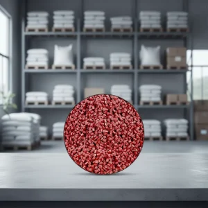 CM6867 Pink Plastic Masterbatch Flame Retardant PE Carrier Particle Injection Blow Molding Grade