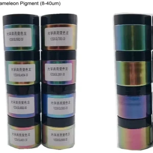 CNMI Professional Grade Titanium Chameleon Color Shift Mica Color Changing Pigment Powder Car Paint Artists Makeup Cosmetics