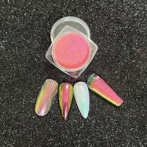 Candy Mermaid Pigment Transparent Ice Aurora Acrylic Nail Chameleon Powder