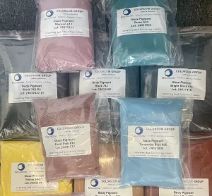 Ceramic Glaze Powder Pigment for Tiles Pottery Crafts with High Temperature 1250 1300
