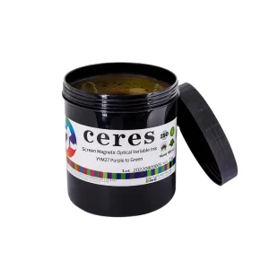Ceres YYM27 High Security Magnetic Optically Variable Ink Screen Printing OVI Purple To Green Shift For Anti Security