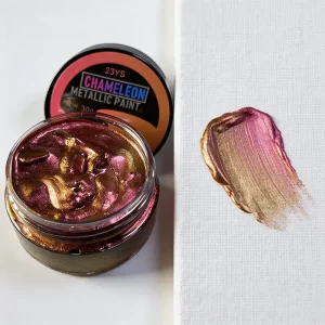 Chameleon Acrylic Paint for Resin Art, Color-Shifting Metallic Pigment, 9-Color Set