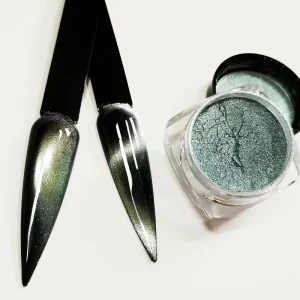 Chameleon Cyan 3D Cat Eye Magnetic Mica Pearl Special Effect Coating Pigment