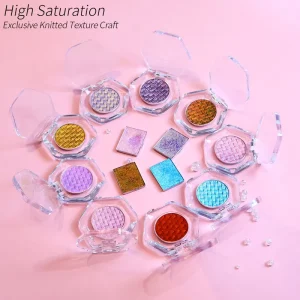 Chameleon Duochrome Eyeshadow Single Pressed Pearlescent Eyeshadow with Multi-Chrome Shift Effect Private Label OEM/ODM