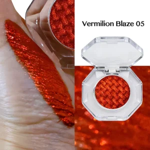 Chameleon Duochrome Pressed Eyeshadow Long Lasting Multi Chrome Shift Shimmer Eyeshadow Custom Brand Packaging