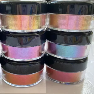 Chameleon Duochrome Red Multichrome Eyeshadow Pigment for Makeup, Lip Gloss, Resin, and Watercolor