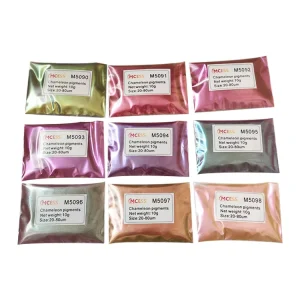 Chameleon Effect Pearl Powder Pigment Red Blue Multichrome Pigment for Auto and Watercolor Paints