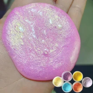 Chameleon Multichrome Mica Set for Clay, Slime, Crystal Mud, Epoxy Resin, and Watercolor Paints
