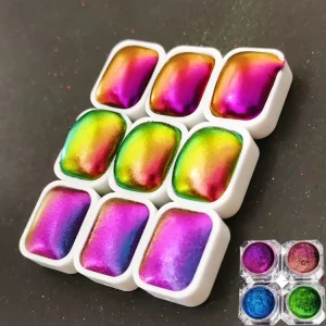 Chameleon Pearl Duochrome Watercolor Paint Pigment Powder