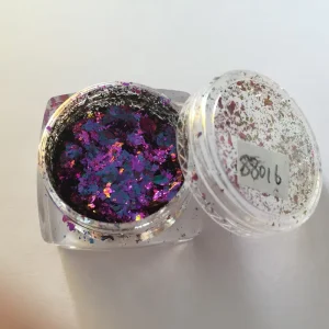 Chameleon Pearl Pigment Flakes Metallic Glitter Flake Gold Sequins