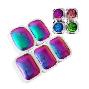 Chameleon Pearl Pigment Watercolor Pigment Color Shift Effect Pigment for Watercolor Paints
