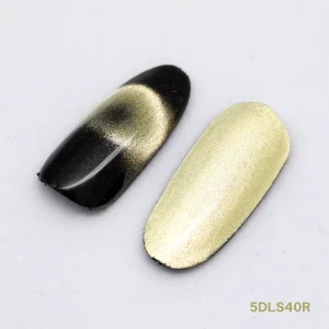 Champagne Light Gold Cat Eye Pigment for Acrylic Polish