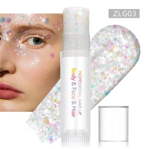 Charm Beauty 24 Color Waterproof Custom Logo Eyeshadow Stick High Pigment Vegan Cruelty Free Face Body Glitter Gel for Makeup