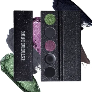 Charm Beauty Eye Cosmetic 5 Colors Multichrome High Pigment Pearlescent Glitter Vegan Eyeshadow Palette