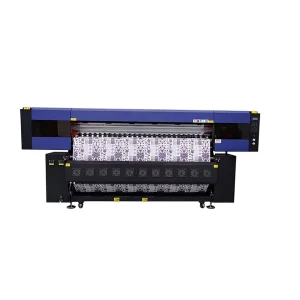 China 8pcs 2.2m Format Sublimation Printer Machine Wide Dye Sublimation Printer Textile Fabric Transfer Inkjet Printer