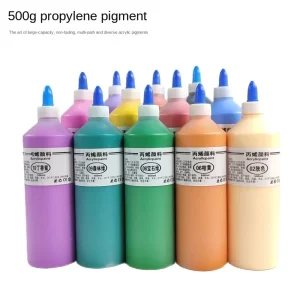 China Large Bottle Acrylic Pigment 500 ml Square Children Graffiti Gypsum Doll Painted Kindergarten Painting