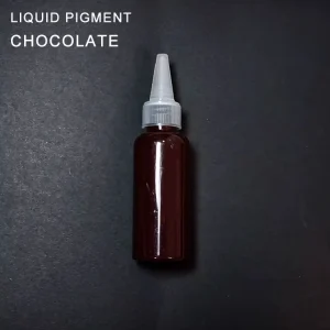 Chocolate Brown Liquid Pigment Color Paste for Lip Gloss and Lipstick, Cosmetic Iron Oxide