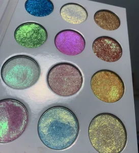 Choose Color Diy Paper Palette Multichrome Duochrome Pressed Eyeshadow Shifting Single Duo Chrome Eye Shadow Eyeshadow Palette