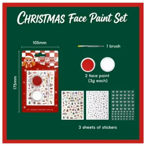 Christmas DIY Children’s Painted Makeup Pigments Festival Facial Painting Children’s Face and Stage Makeup