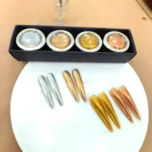 Chrome Mirror Nail Pigment Powder Metallic Mirror Powder for Nail Art