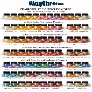 Chromium Inorganic Pearlescent Pigment Powder Pearl Effect Pigment for Coatings Plastics & Inks KingChroma