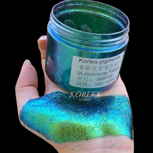 Chromium Multichrome Chameleon Cosmetic Grade Flakes Powder Sequins Stickers Aurora Makeup Pigmented Coating Pigment Pigment