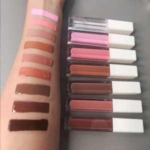 Clear Shimmer Private Label Vegan Glossy Lip Gloss