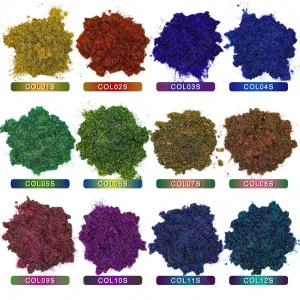 Color-Changing Chameleon Multichrome Metallic Eyeshadow Pigment Powder