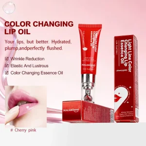 Color-Changing Lip Serum Oil, Cherry Pink, 10ml