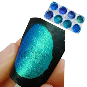 Color Shift Chameleon Mica Pearl Gouache Powder Pigment for Watercolor