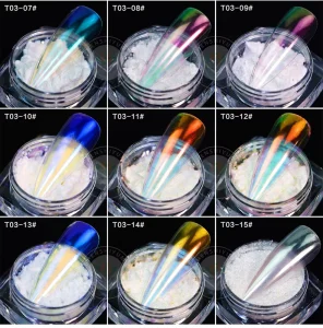 Color-Shift Pearl Aurora Chameleon Pigment Powder for Car Paint and Nail Art