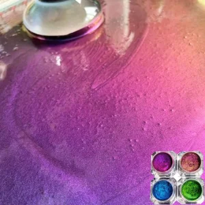 Color-Shifting Chameleon Pearl Pigment Powder for Artist Watercolor Paints