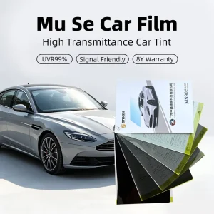 Color Stable Titanium Nitride US Imported PET Substrate Automotive Solar Film Uses Inorganic Pigment Car Window Tint