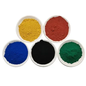 Color Synthetic Pigments Iron Oxide for Cosmetics Black Red Blue Yellow Color Iron Oxide Pigment