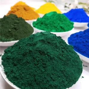 Colored Brick Concrete Iron Oxide Green Chrome Green Sun Resistant and High Temperature Resistant Ceramic Glaze