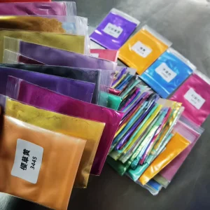 Colored Mica Powder Titanium Fluorescent Dye Coating Pigment for Resin Building Furniture Leather