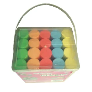 Colored Non-Toxic Eco-Friendly Dustless Sidewalk Chalk for Kids