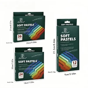 Colored Pastel Chalk Set 12 24 36 Colors