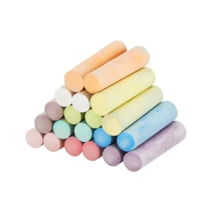 Colored Sidewalk Jumbo Chalk, Non-Toxic Washable Blackboard and Street Graffiti Art Chalks