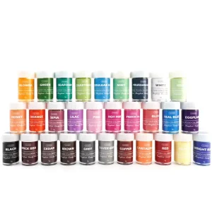 Colorful Fat Soluble Pigment Powder Food Grade Oil Soluble Food Coloring Powder 30 Colors For Chocolate Baking