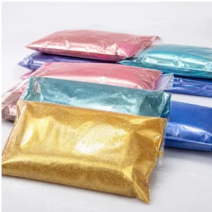 Colorful Metallic Pearl Pigment Natural Shimmer Mica Powder For Epoxy Floor Resin Crafts Cosmetics