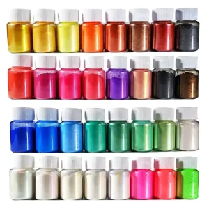 Colorful Pearlescent Pigment Mica Powder for Nail Art and Epoxy Resin