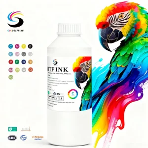 Colorspring DTF Digital Printing For 1000ml CMYK White Pigment For Dtf Inks