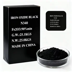 Concrete Dye Pigment Iron Oxide Black 330 for Brick Concrete Ceramic